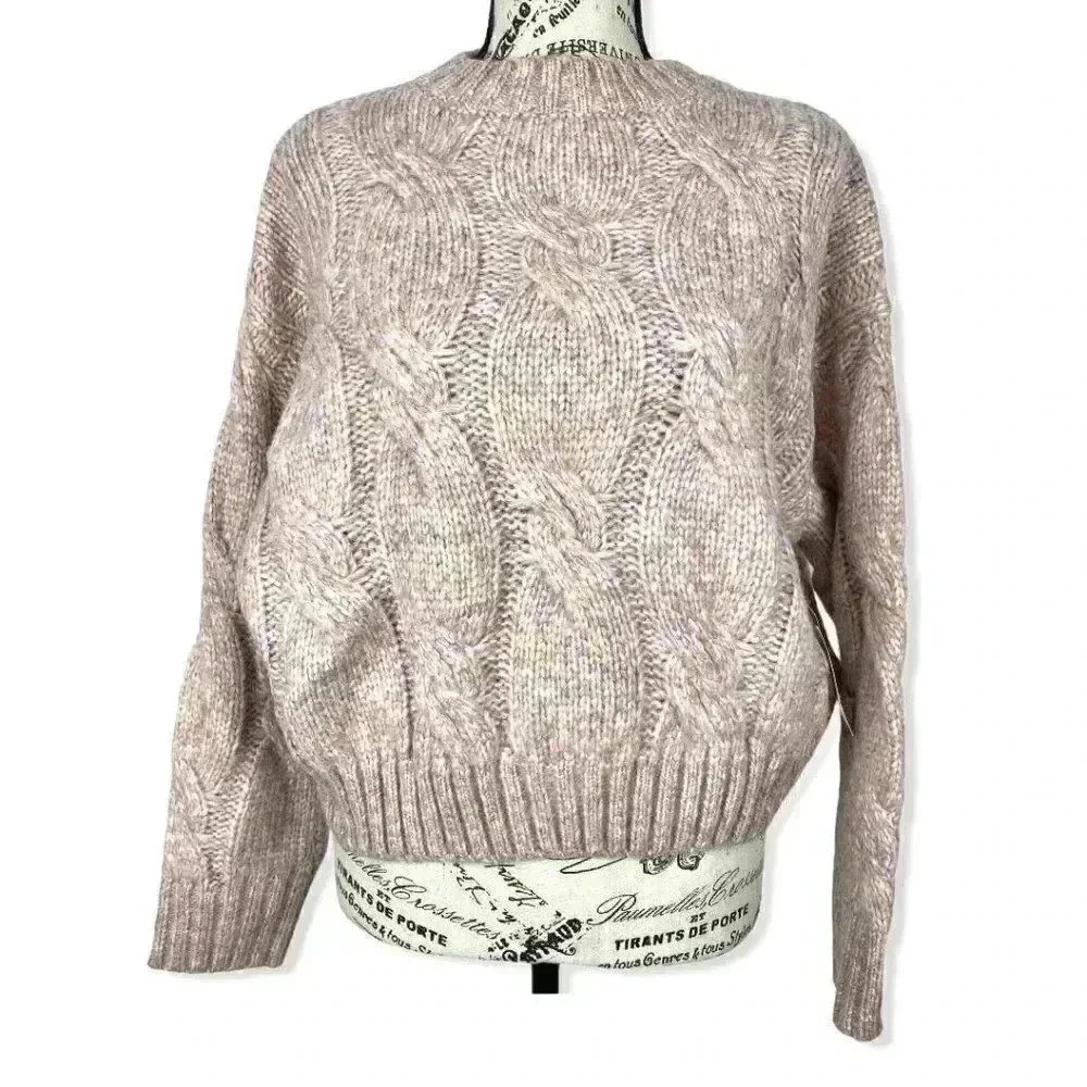 4sienna Chunky pink sweater- S
